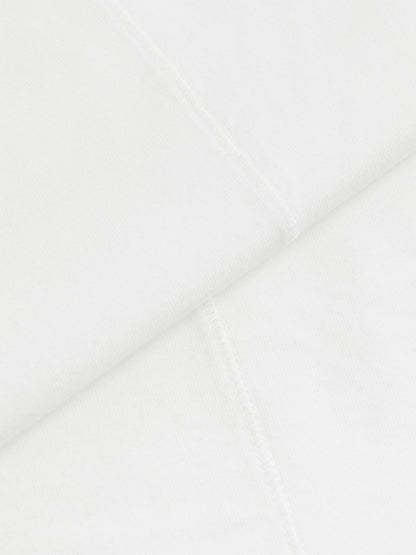 Stretch-Cotton Crew-Neck T-Shirt in White Women | Reiss