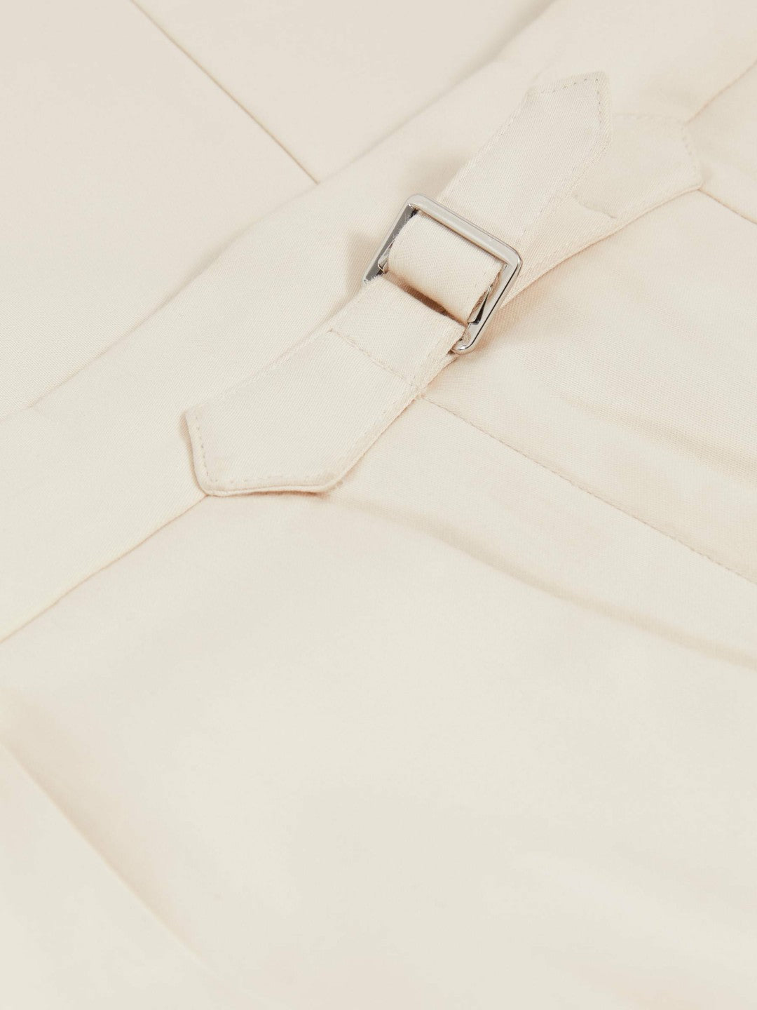 Cotton-Blend Tapered Trousers in Stone Men | Reiss