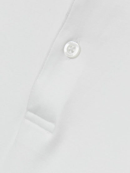 Cotton Short-Sleeve Polo Shirt in White Men | Reiss