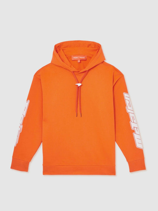 McLaren F1 Team Oversize Toggle Hoodie Unisex Fit in Papaya Orange Men | Reiss