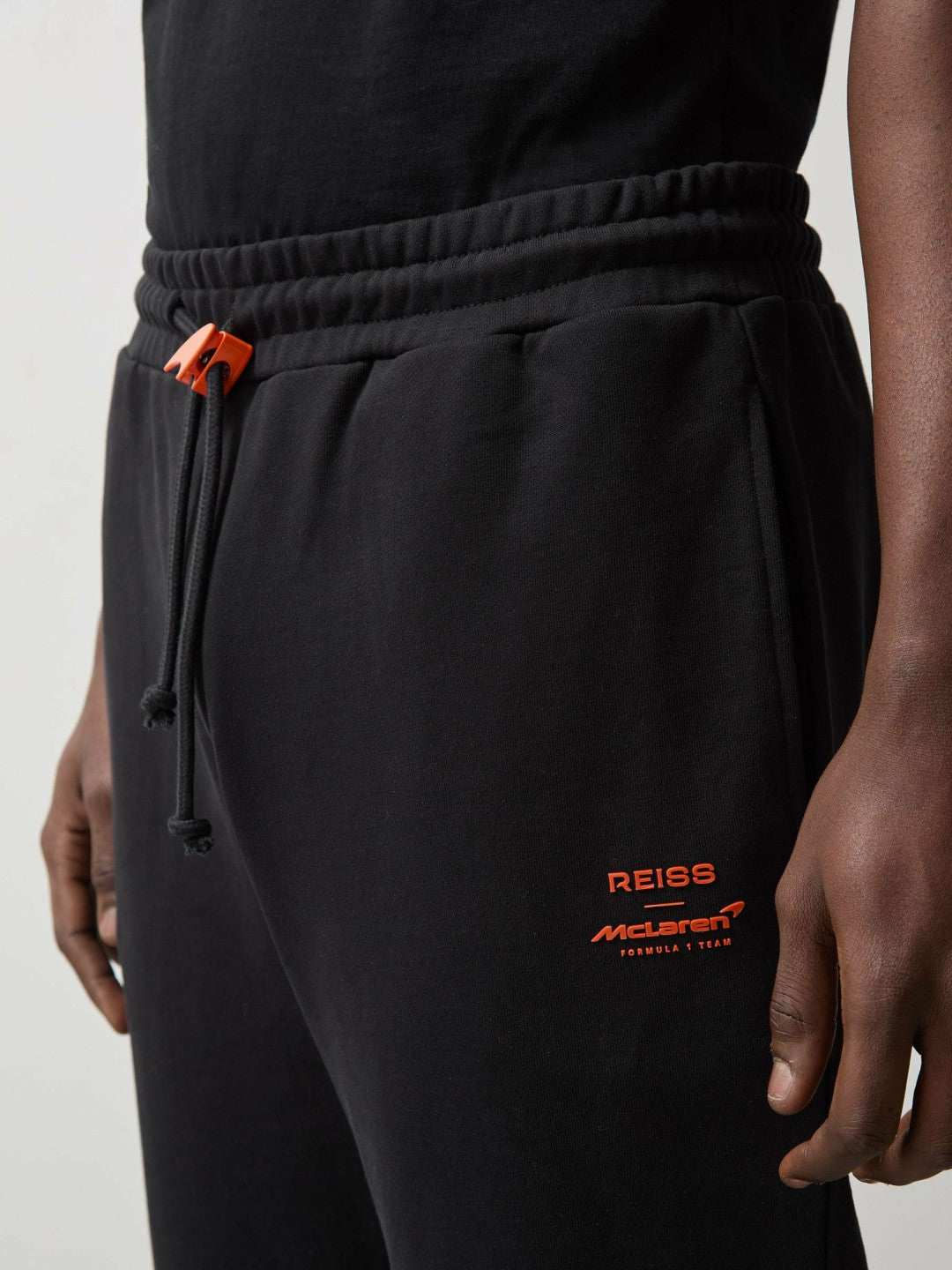 McLaren F1 Team Drawstring Joggers Unisex Fit in Black Men | Reiss