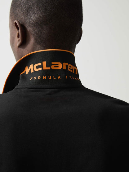 McLaren F1 Team Cotton Polo Shirt in Black Men | Reiss