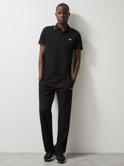 McLaren F1 Team Cotton Polo Shirt in Black Men | Reiss