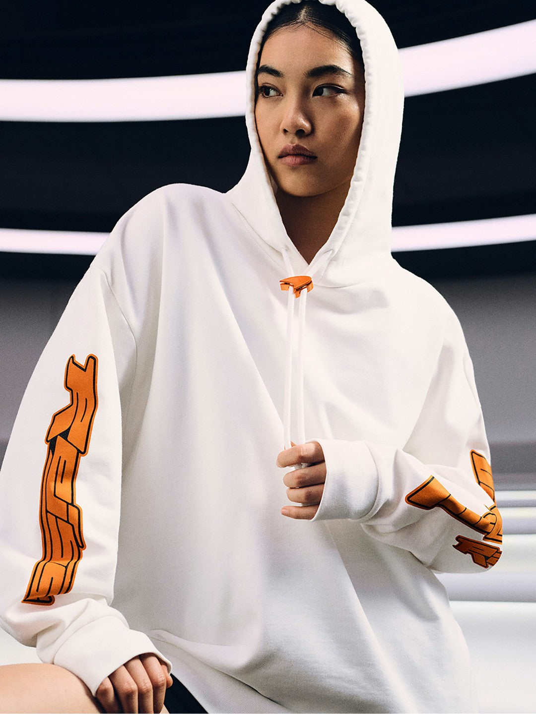 McLaren F1 Team Oversize Toggle Hoodie Unisex Fit in White Men | Reiss