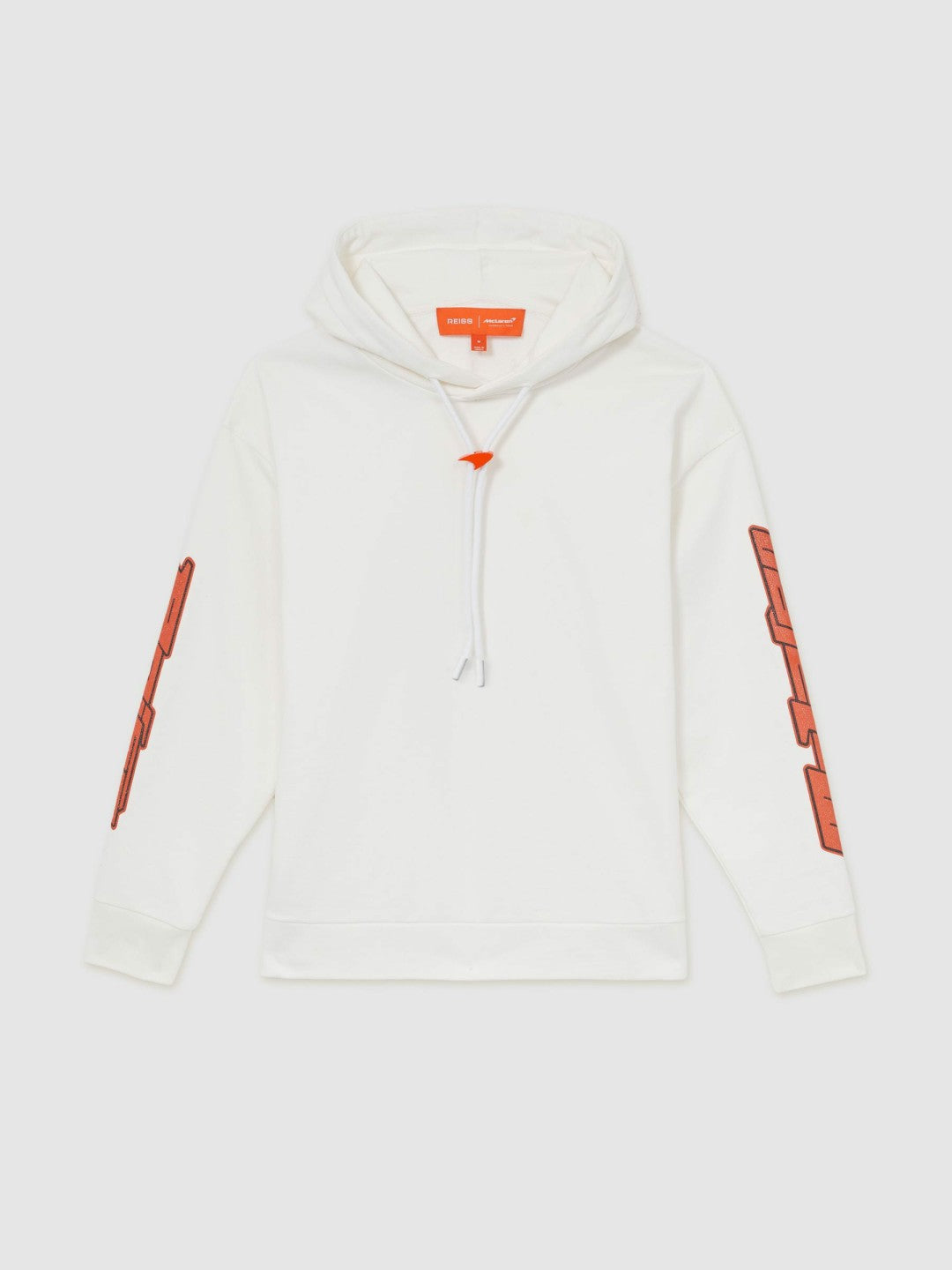 McLaren F1 Team Oversize Toggle Hoodie Unisex Fit in White Men | Reiss