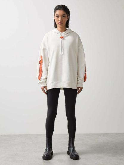 McLaren F1 Team Oversize Toggle Hoodie Unisex Fit in White Men | Reiss
