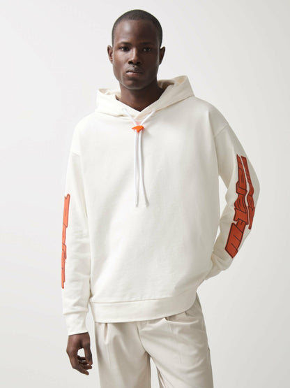 McLaren F1 Team Oversize Toggle Hoodie Unisex Fit in White Men | Reiss