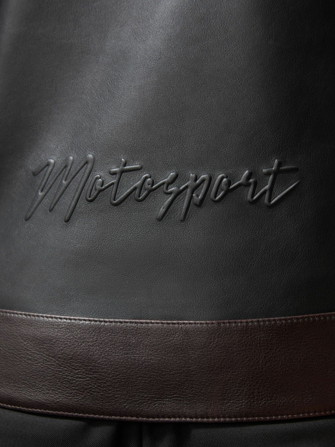 McLaren F1 Team Leather Biker Jacket in Black Men | Reiss