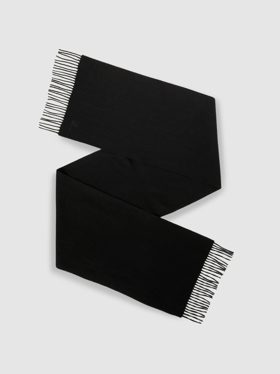 Wool and Cashmere Scarf in Black Men | Reiss