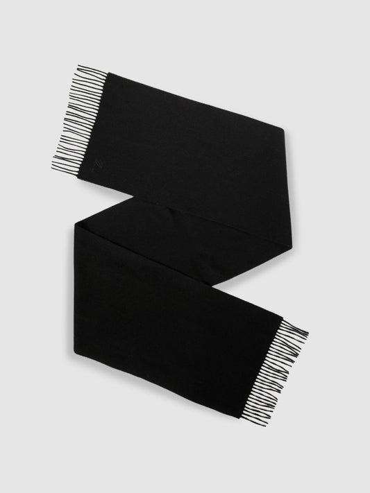 Wool and Cashmere Scarf in Black Men | Reiss