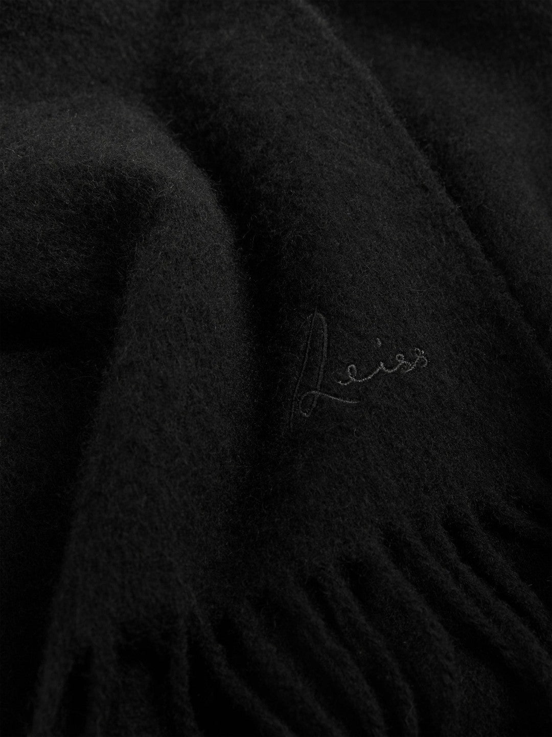 Wool and Cashmere Scarf in Black Men | Reiss
