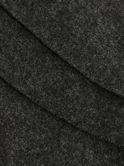 Wool and Cashmere Scarf in Charcoal Men | Reiss