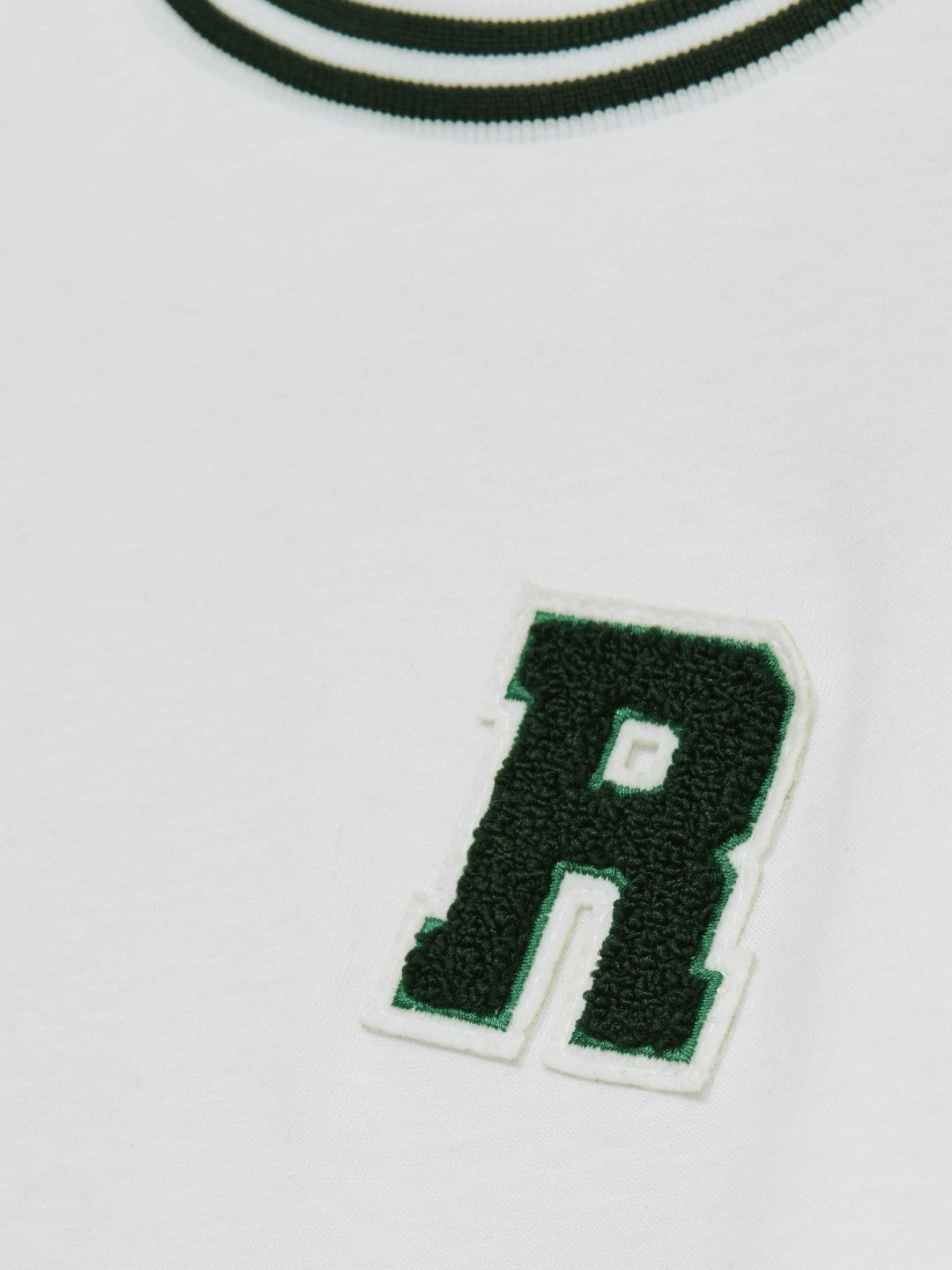 3-9 yrs Cotton Letter Patch T-Shirt in White Children & Baby | Reiss