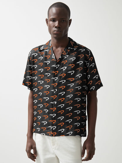 McLaren F1 Team Speedmark Logo Shirt in Black Men | Reiss