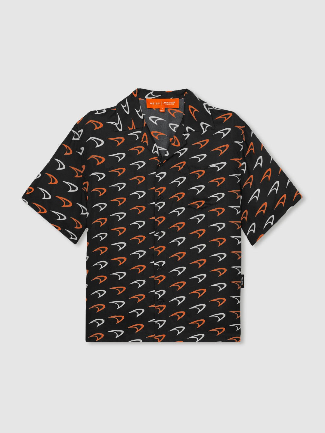 McLaren F1 Team Speedmark Logo Shirt in Black Men | Reiss