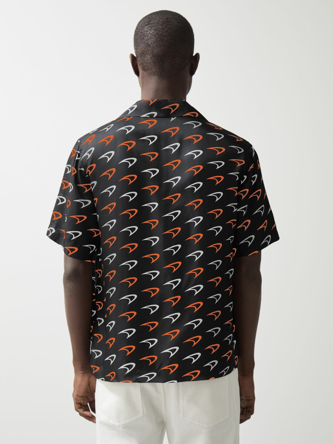 McLaren F1 Team Speedmark Logo Shirt in Black Men | Reiss