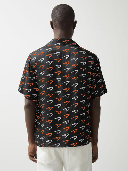 McLaren F1 Team Speedmark Logo Shirt in Black Men | Reiss