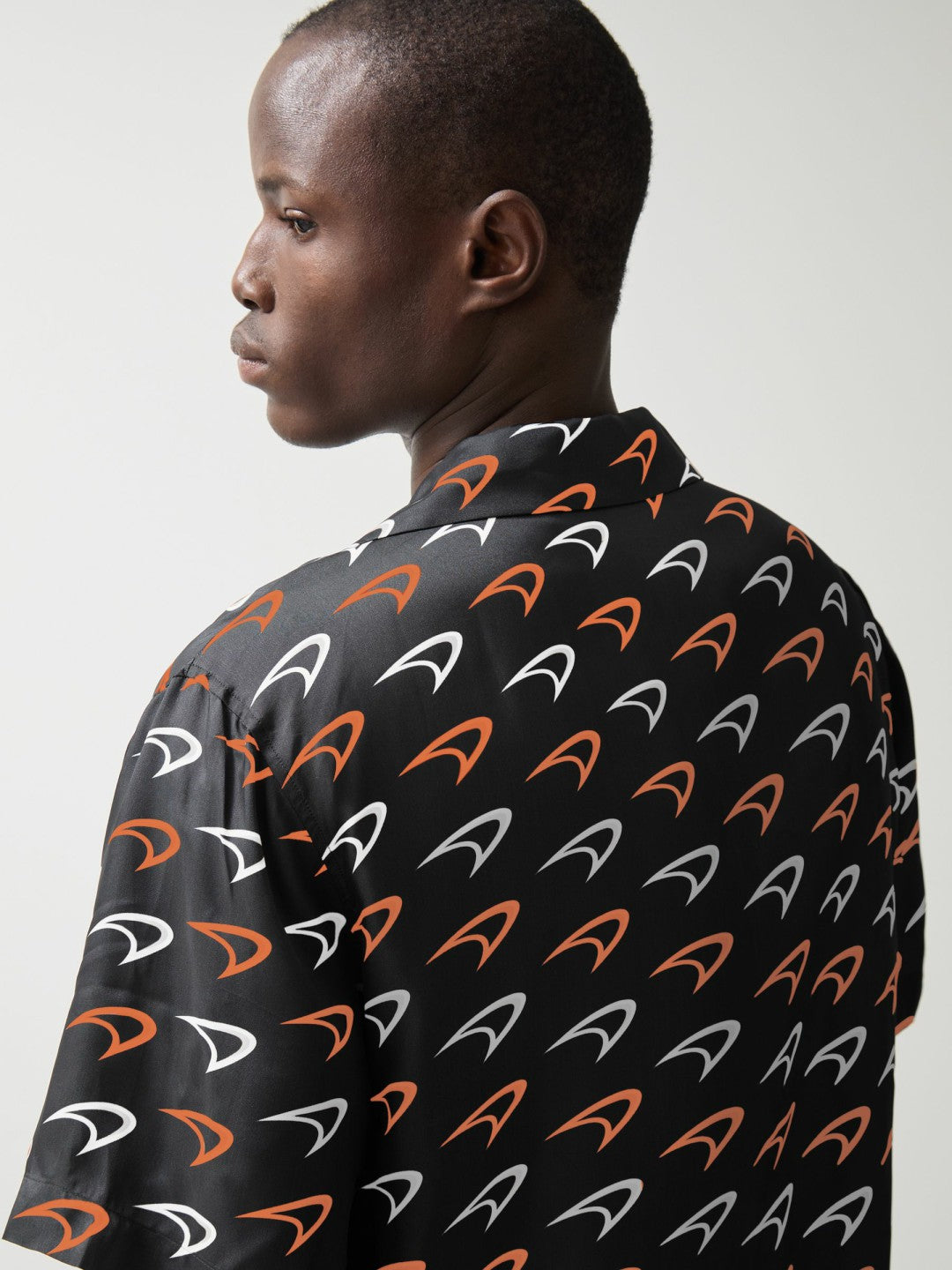 McLaren F1 Team Speedmark Logo Shirt in Black Men | Reiss