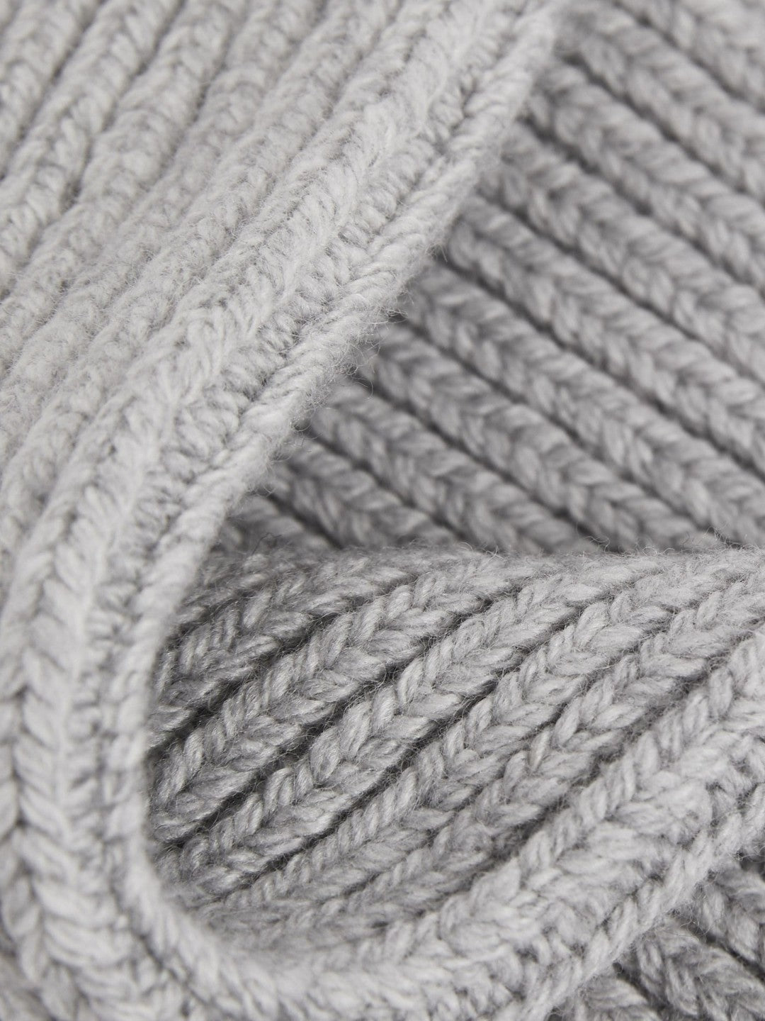 Rib-Knit Socks With Cashmere in Grey Women | Reiss