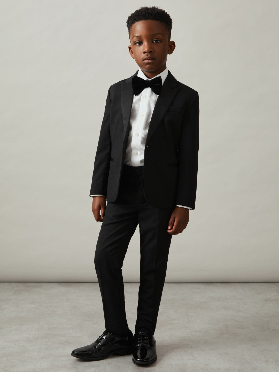 3-9 yrs Cotton Slim-Fit Dinner Shirt in White Children & Baby | Reiss