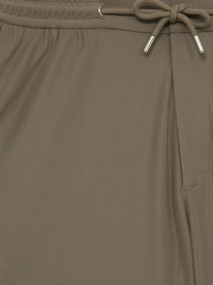 Textured Drawstring Shorts in Mocha Brown Men | Reiss