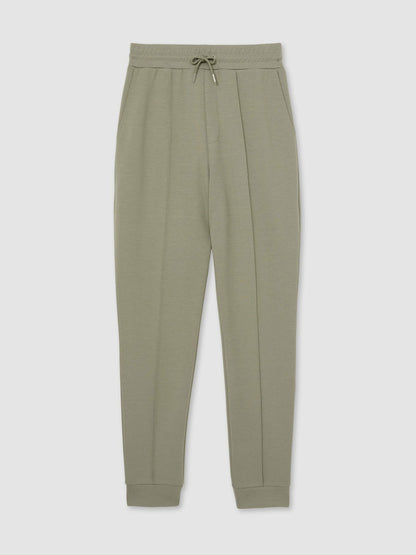 Drawstring Jersey Joggers in Sage Men | Reiss
