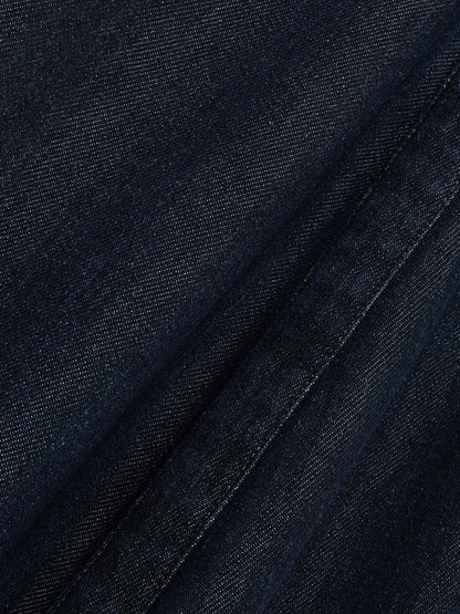 Denim Halterneck Maxi Dress in Indigo Women | Reiss
