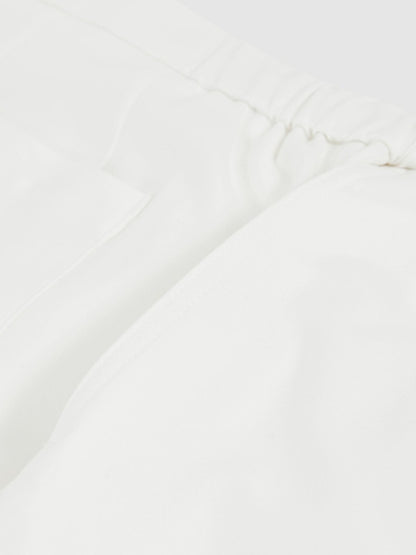 Drawstring Chino Shorts in White Men | Reiss