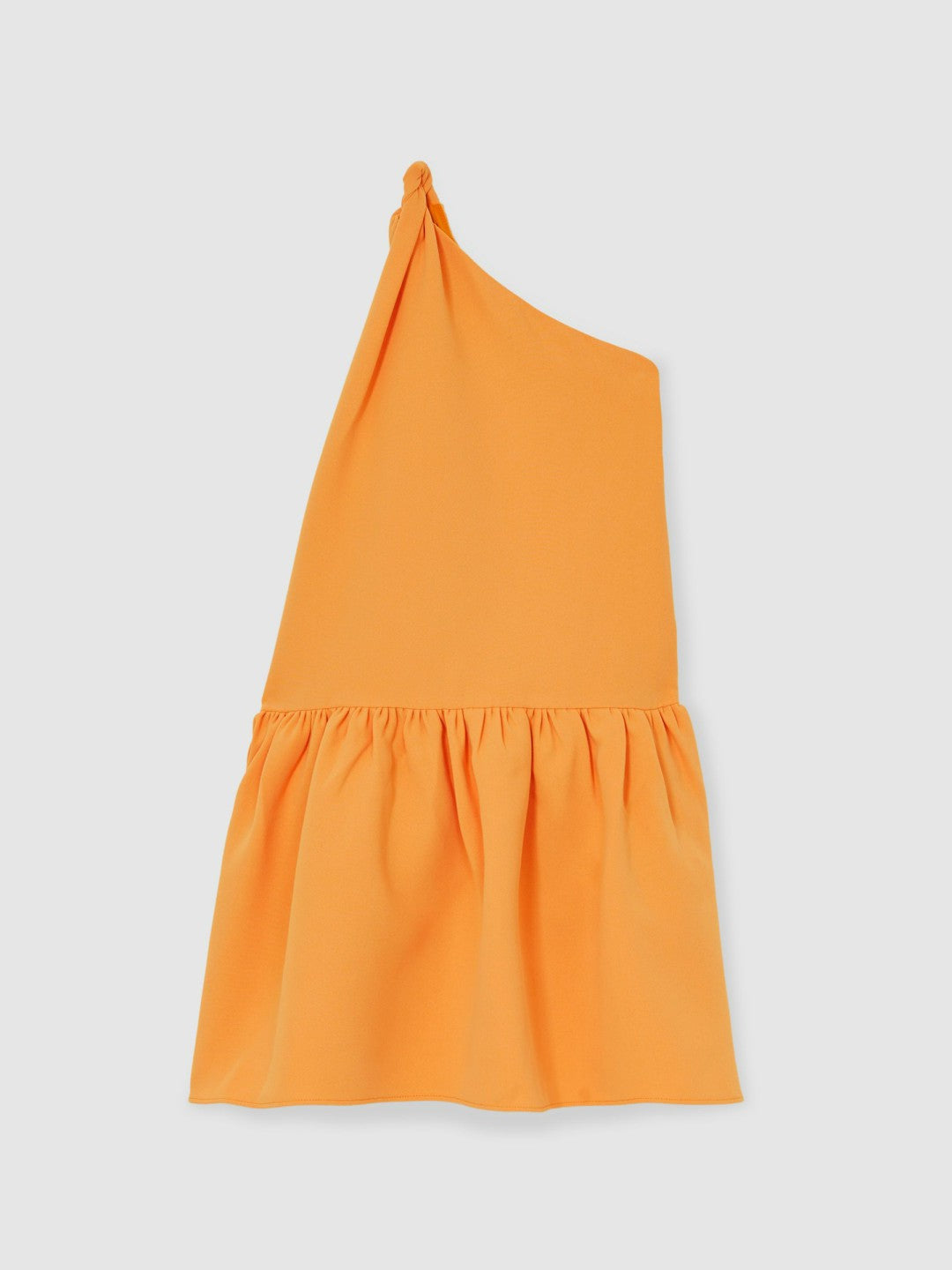 9-13 yrs One-Shoulder Tiered Dress in Orange Children & Baby | Reiss
