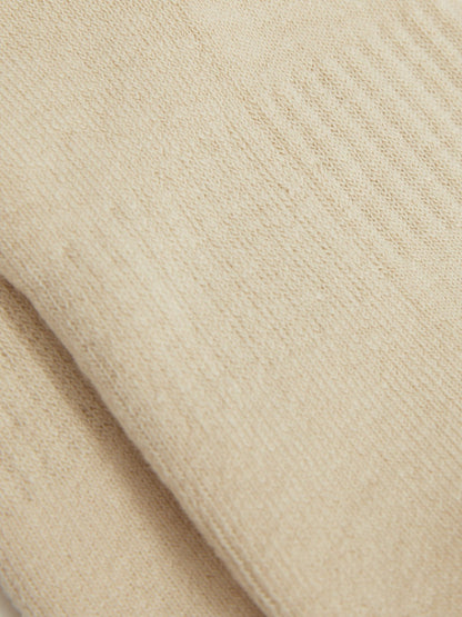 Cotton-Blend Striped Crew Socks in Cream Women | Reiss