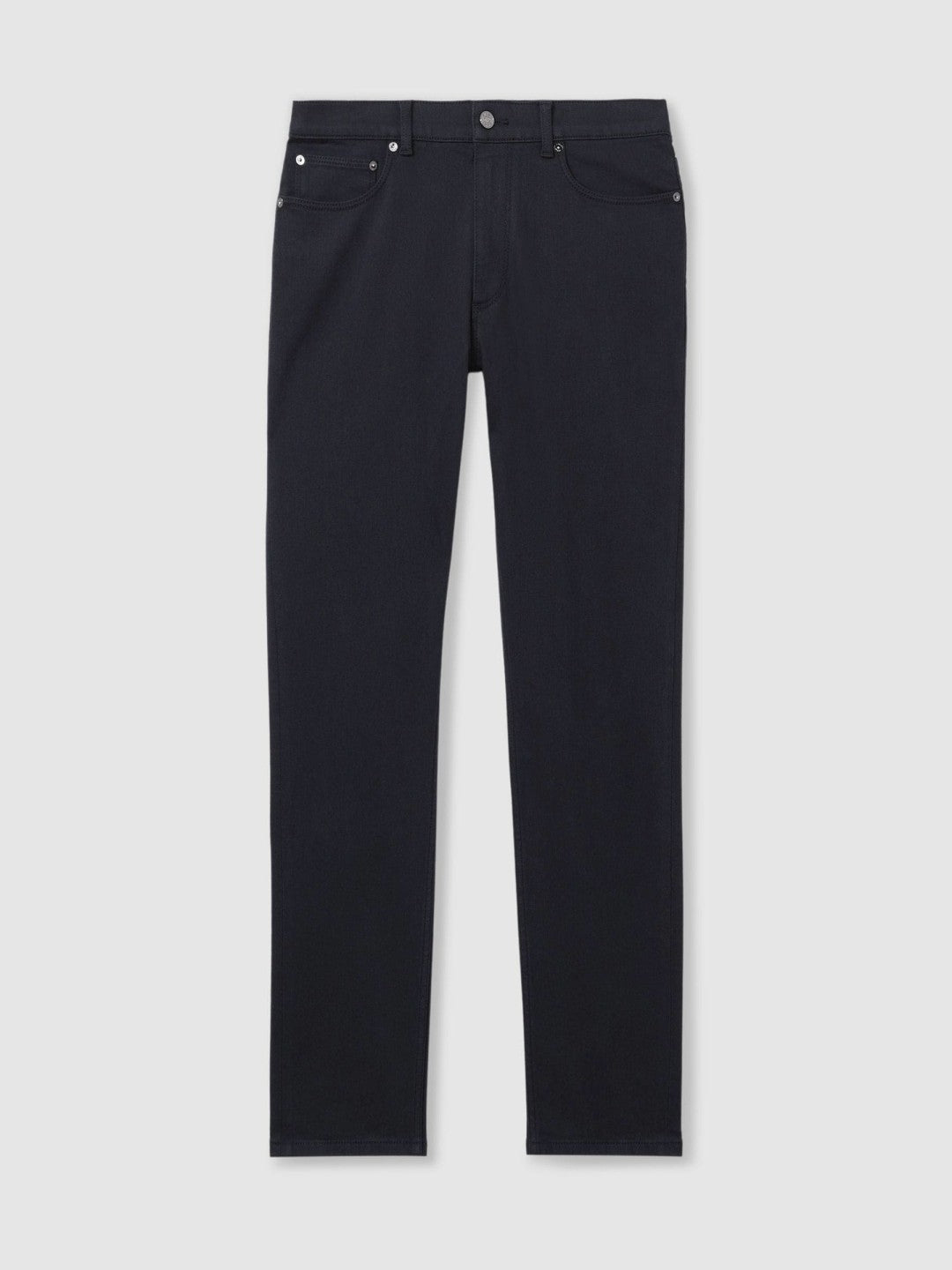 Cotton-Stretch Slim-Fit Jeans in Navy Men | Reiss