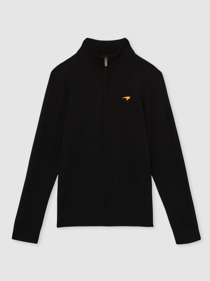 McLaren F1 Team Merino Half-Zip Jumper in Black Men | Reiss