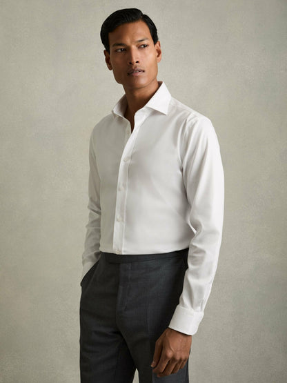 Regular Fit Shirt in White Men | Reiss