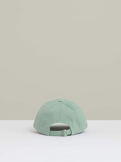 Cotton Logo-Embroidered Baseball Cap in Washed Green Men | Reiss