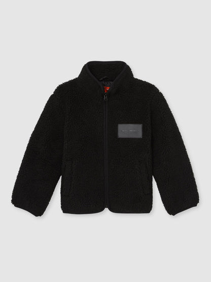 13-14 yrs Unisex Fit McLaren F1 Team Embroidered Fleece Jacket in Black Children & Baby | Reiss