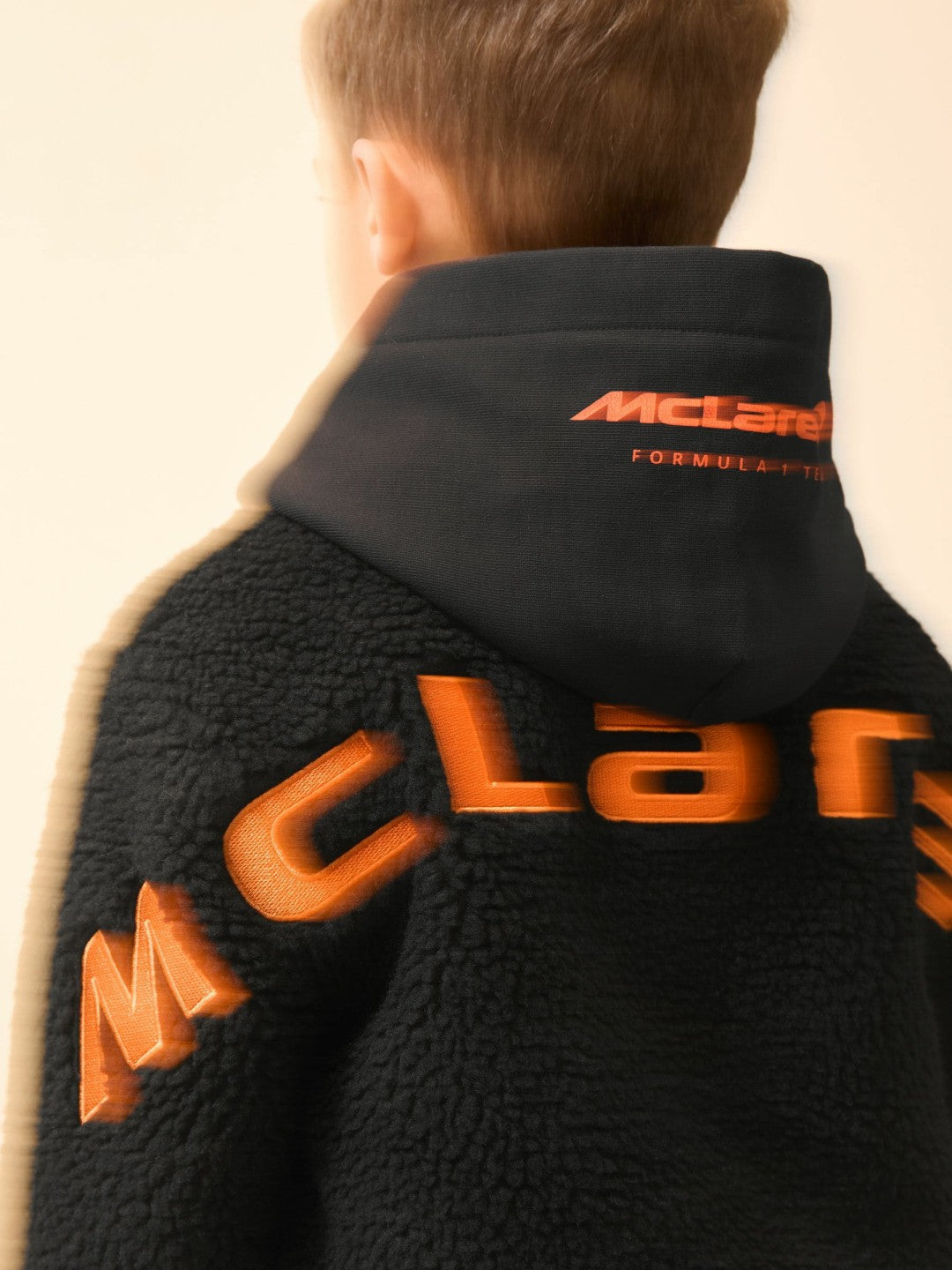 13-14 yrs Unisex Fit McLaren F1 Team Embroidered Fleece Jacket in Black Children & Baby | Reiss