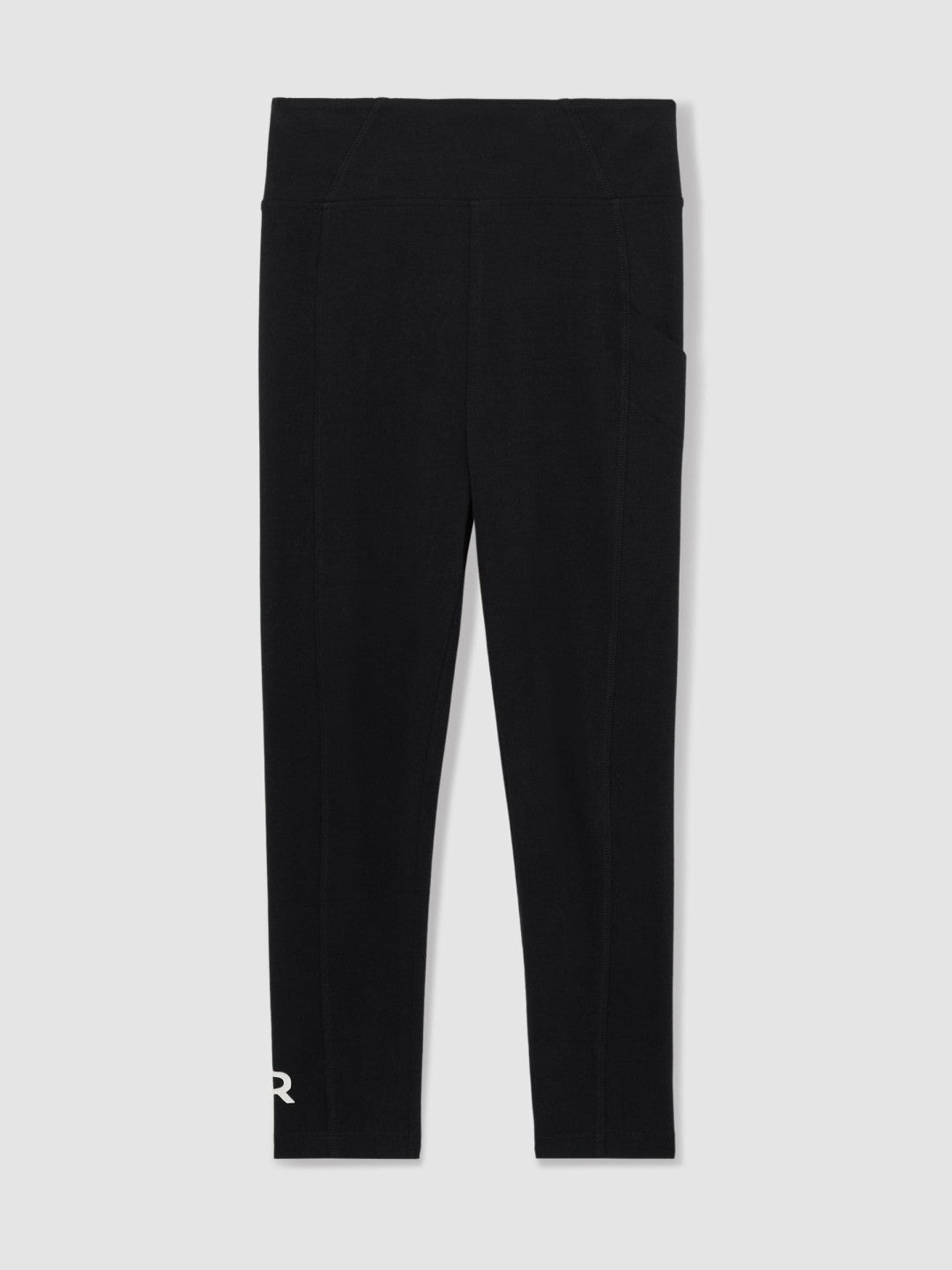 4-9 yrs Stretch Logo Print Leggings in Black Children & Baby | Reiss