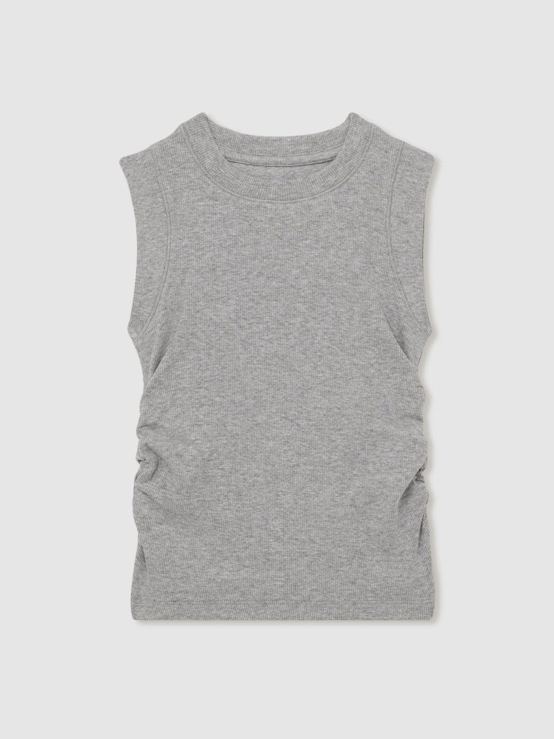 4-9 yrs Ruched Vest Top in Grey Children & Baby | Reiss