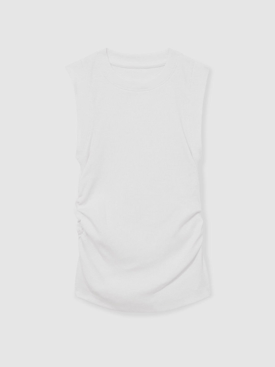 4-9 yrs Ruched Vest Top in White Children & Baby | Reiss