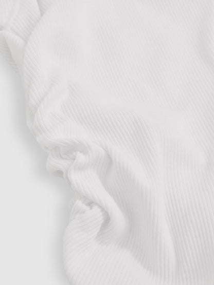 4-9 yrs Ruched Vest Top in White Children & Baby | Reiss