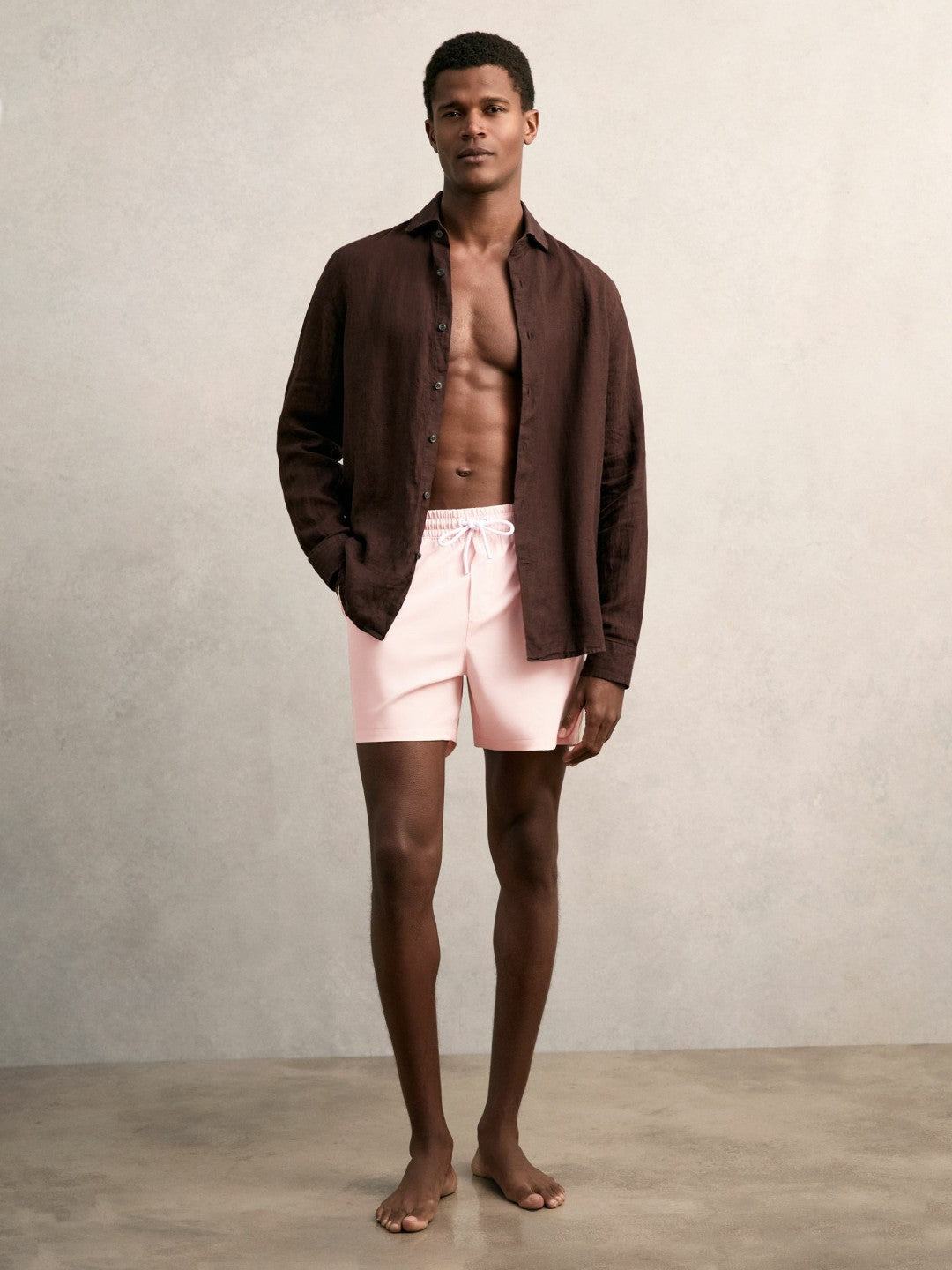 Drawstring Swim Shorts in Pink Men | Reiss