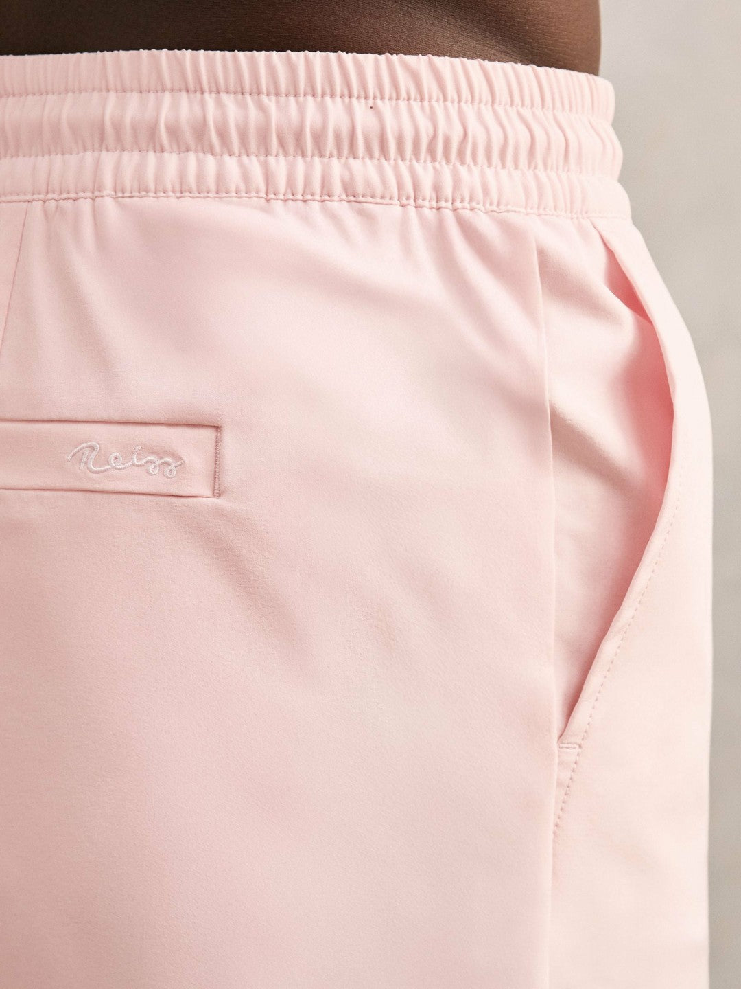 Drawstring Swim Shorts in Pink Men | Reiss