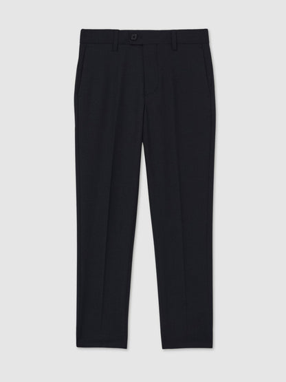 3-9 yrs Wool-Blend Suit Trousers in Navy Children & Baby | Reiss