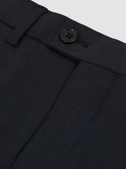 3-9 yrs Wool-Blend Suit Trousers in Navy Children & Baby | Reiss