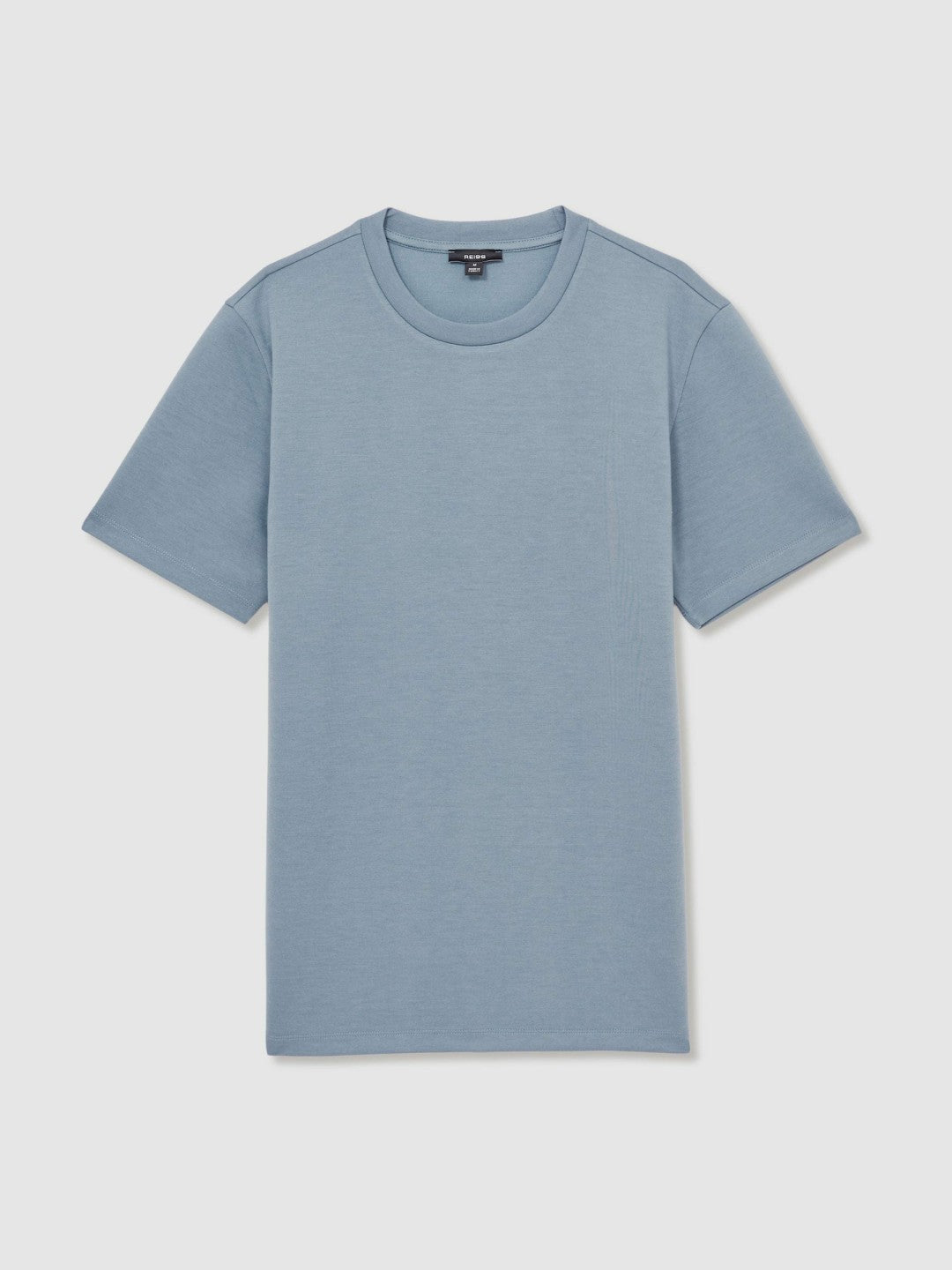 Interlock Jersey Crew Neck T-Shirt in Airforce Blue Men | Reiss