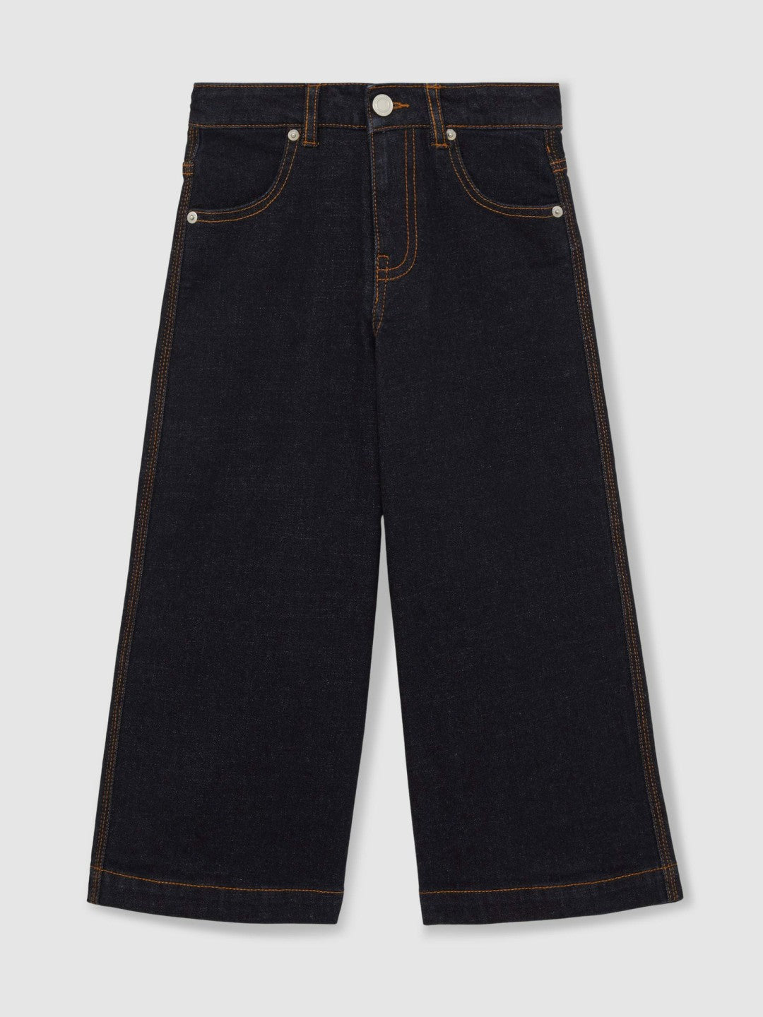 9-13 yrs Wide-Leg Jeans in Indigo Children & Baby | Reiss