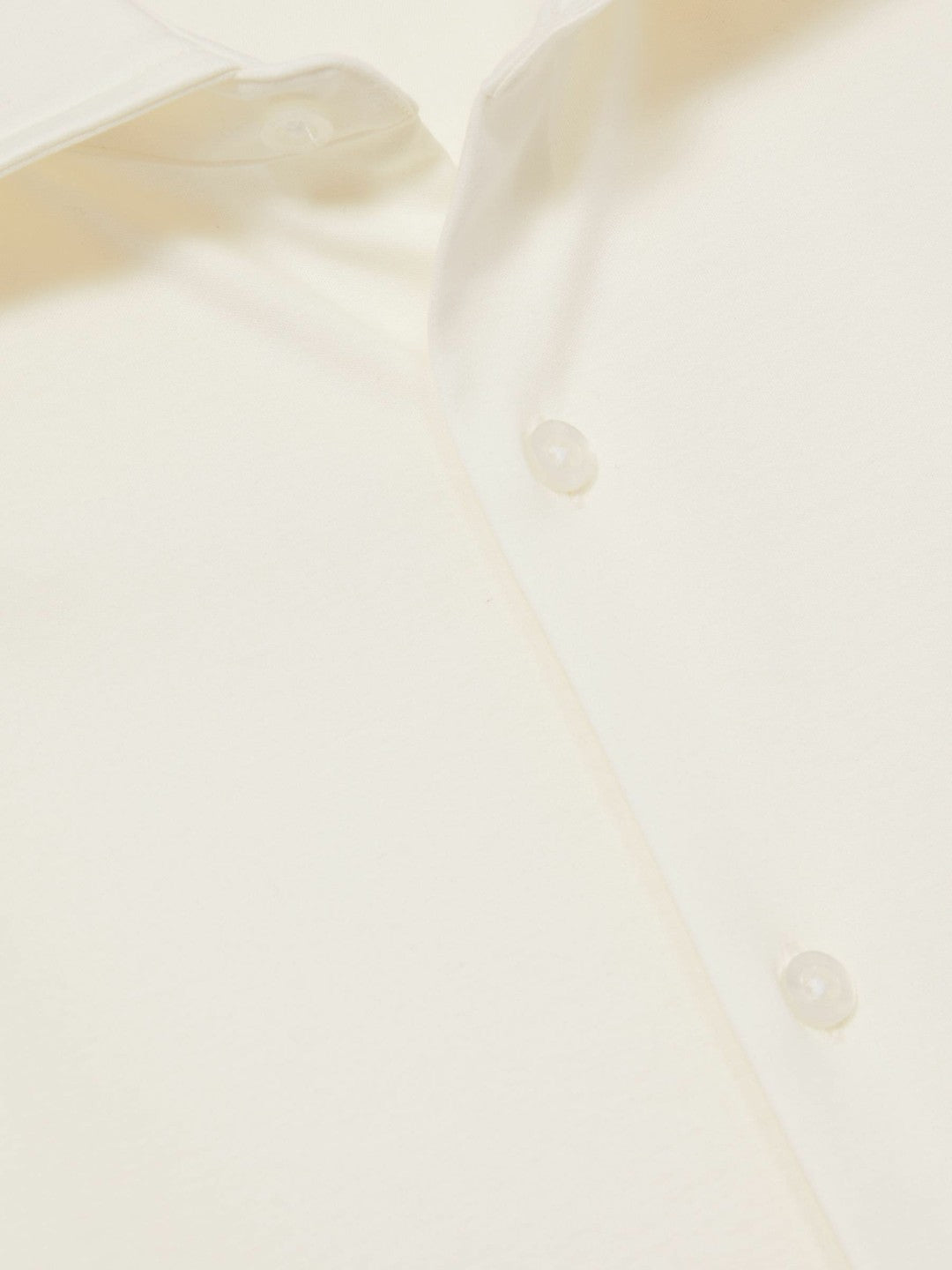 Cotton-Jersey Button-Through Shirt in Ecru Men | Reiss