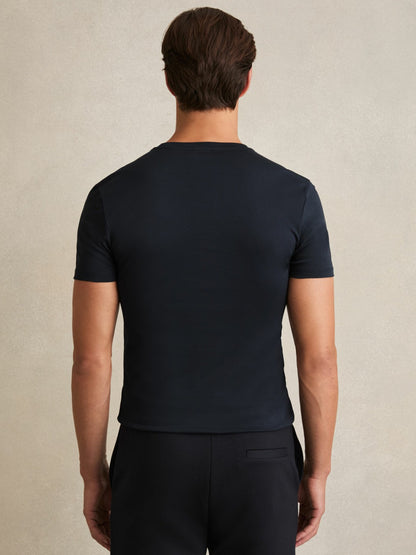 Cotton Sports-Fit T-Shirt in Navy Men | Reiss