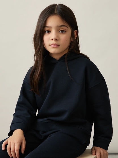 13-14 yrs Cotton-Blend Hoodie And Joggers Set in Navy Children & Baby | Reiss