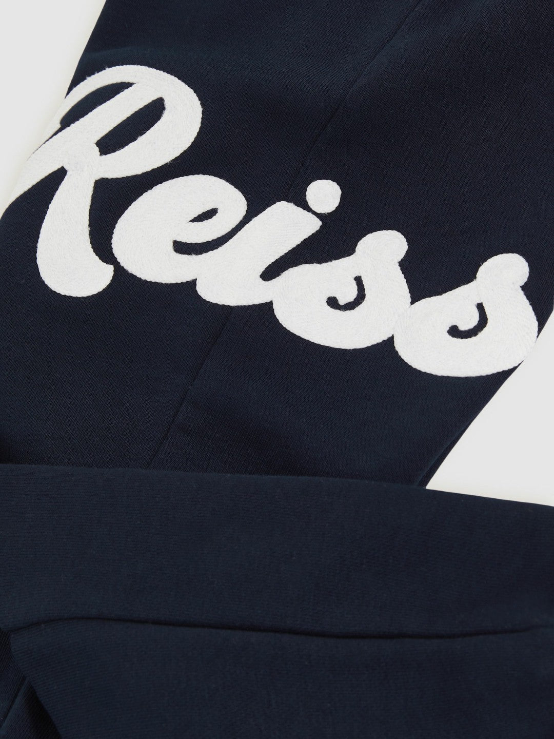 3-9 yrs Cotton-Blend Logo Script Joggers in Navy Children & Baby | Reiss